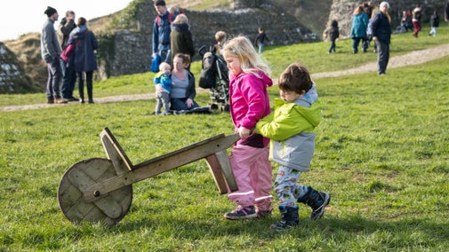 Half term fun for children at Corfe Castle